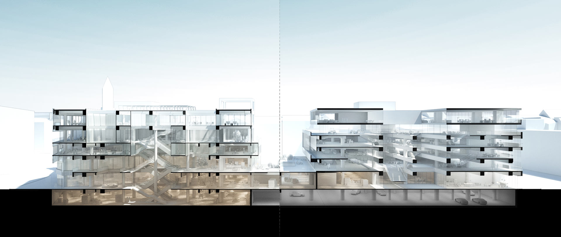 101 Neukölln section view